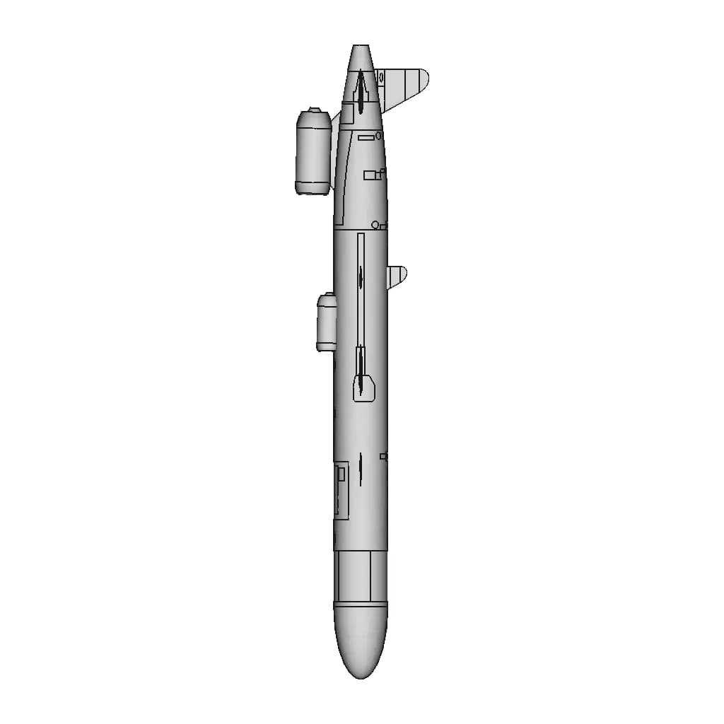 Kh101 And Kh555 - Downloadable CAD Representation_0_270_degree_snapshot