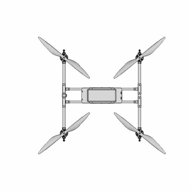 H-Frame Drone | 3D Engineering Design File