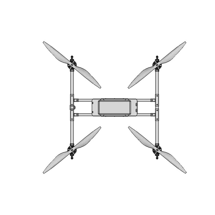 H-Frame Drone | 3D Engineering Design File