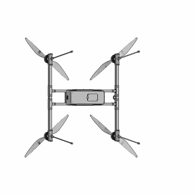 H-Frame Drone | 3D Engineering Design File