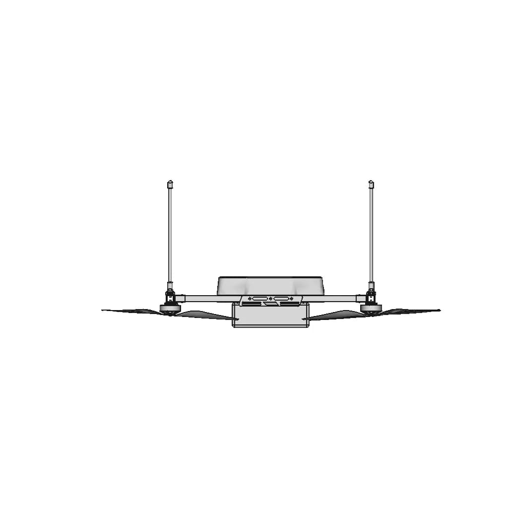 H-Frame Drone | 3D Engineering Design File_270_0_degree_snapshot