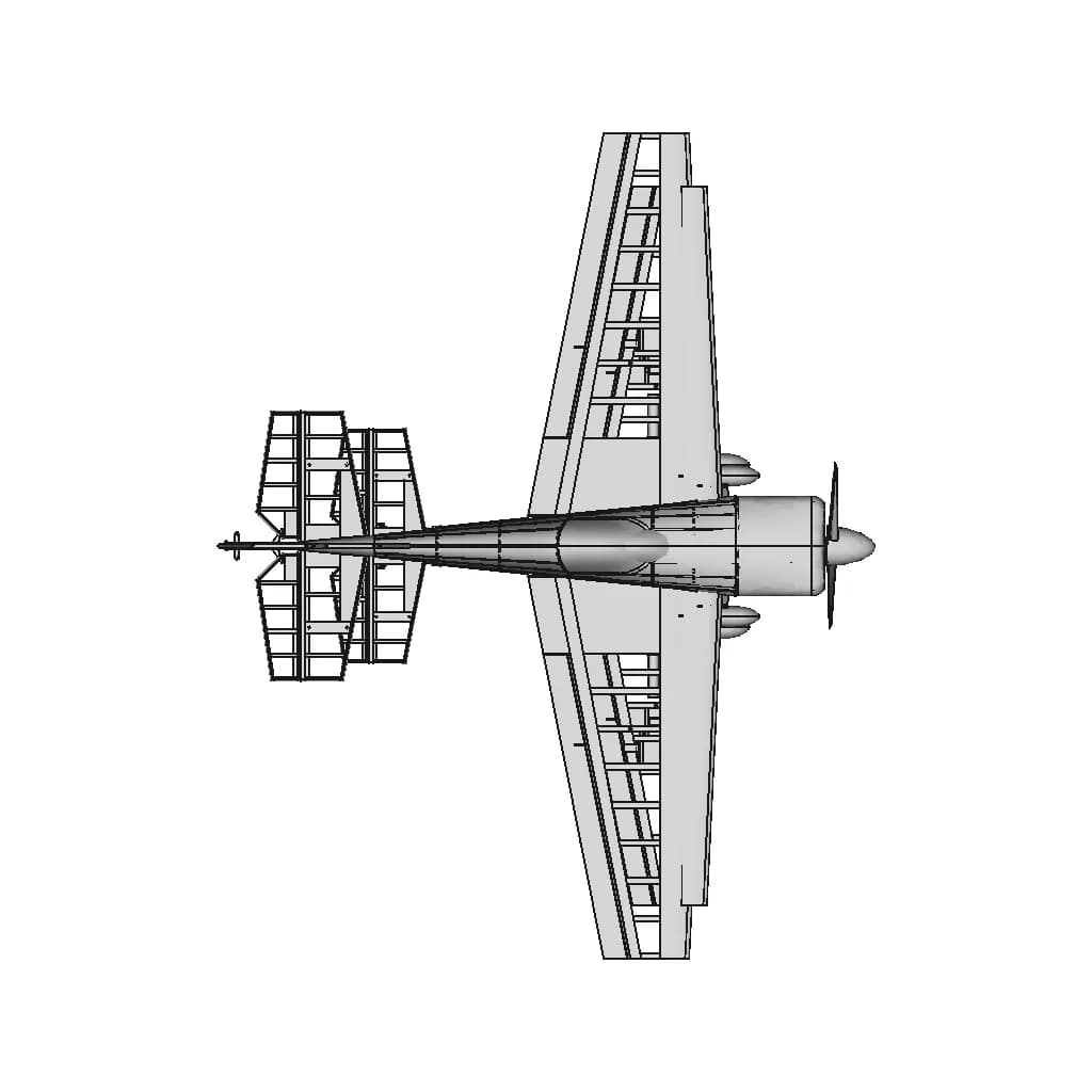 Rc Extra 230 | High-Quality CAD Model_0_0_degree_snapshot