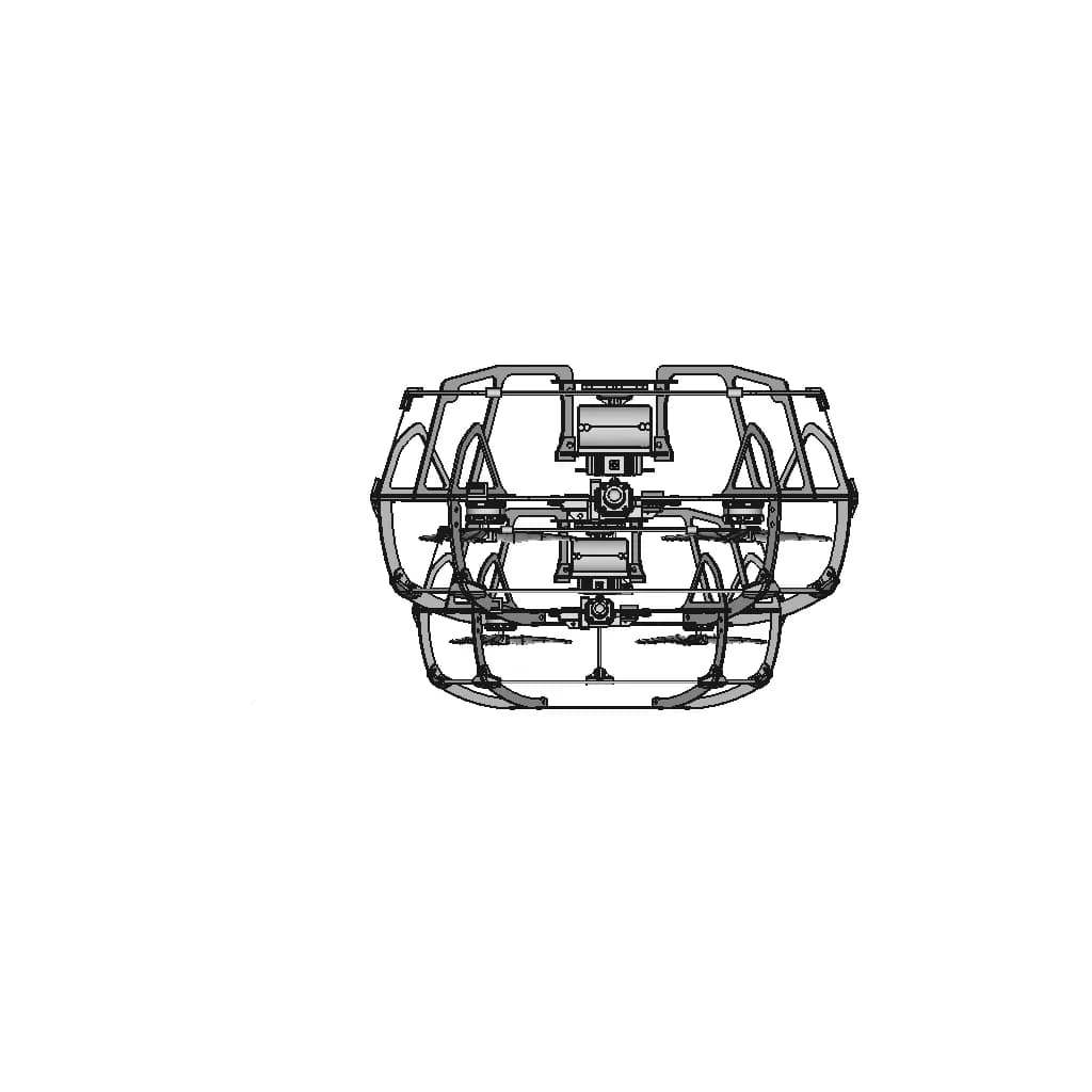 Industrial Inspection Drone - Downloadable CAD Representation_90_0_degree_snapshot
