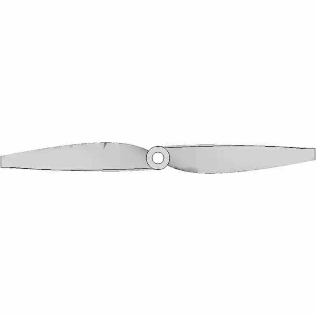 Propeller (L=6.25", P=45) - Downloadable CAD Representation