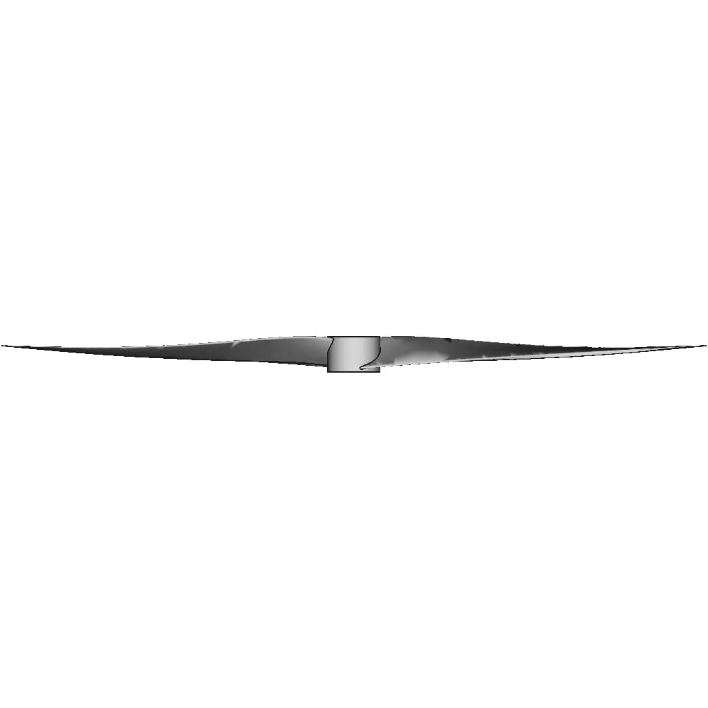 Propeller (L=6.25", P=45) - Downloadable CAD Representation_270_0_degree_snapshot