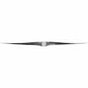 Propeller (L=6.25", P=45) - Downloadable CAD Representation_270_0_degree_snapshot