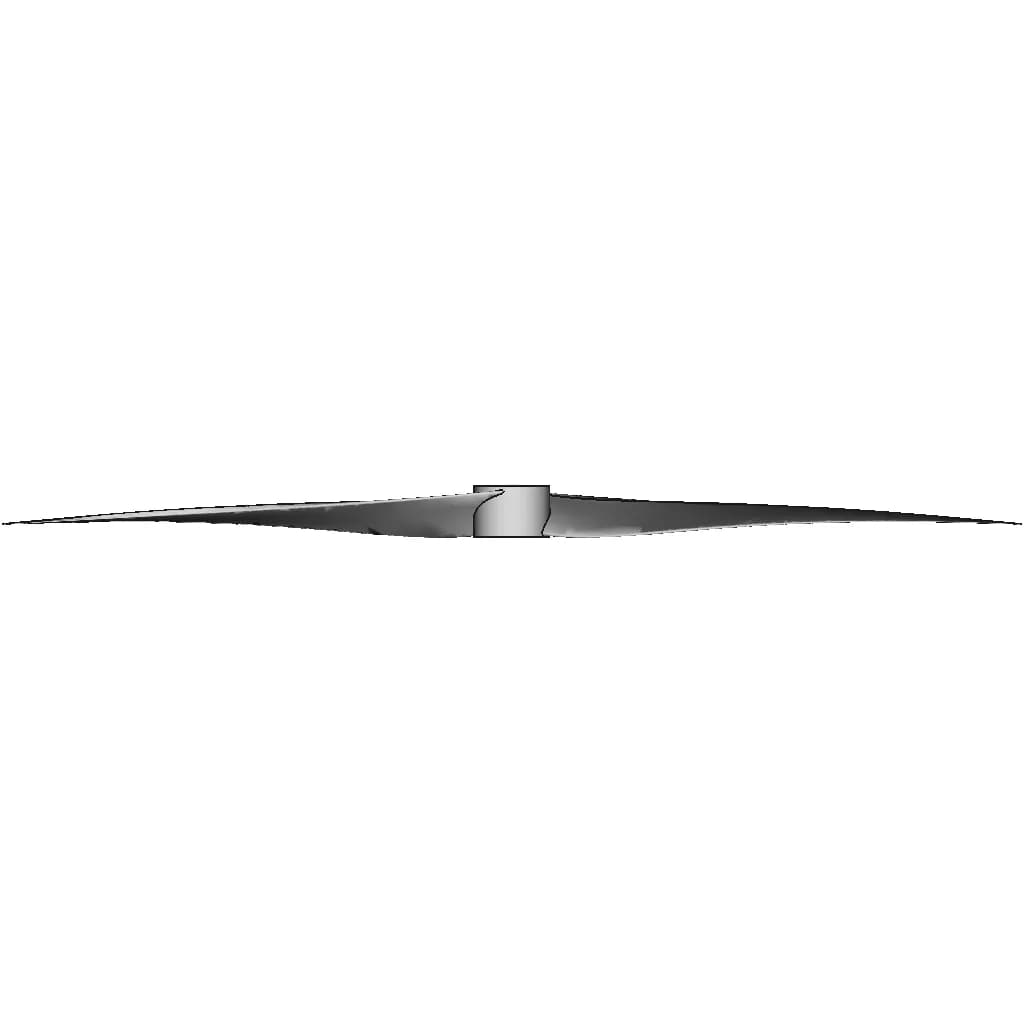 Propeller (L=6.25", P=45) - Downloadable CAD Representation_90_0_degree_snapshot