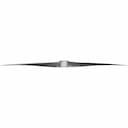 Propeller (L=6.25", P=45) - Downloadable CAD Representation_90_0_degree_snapshot