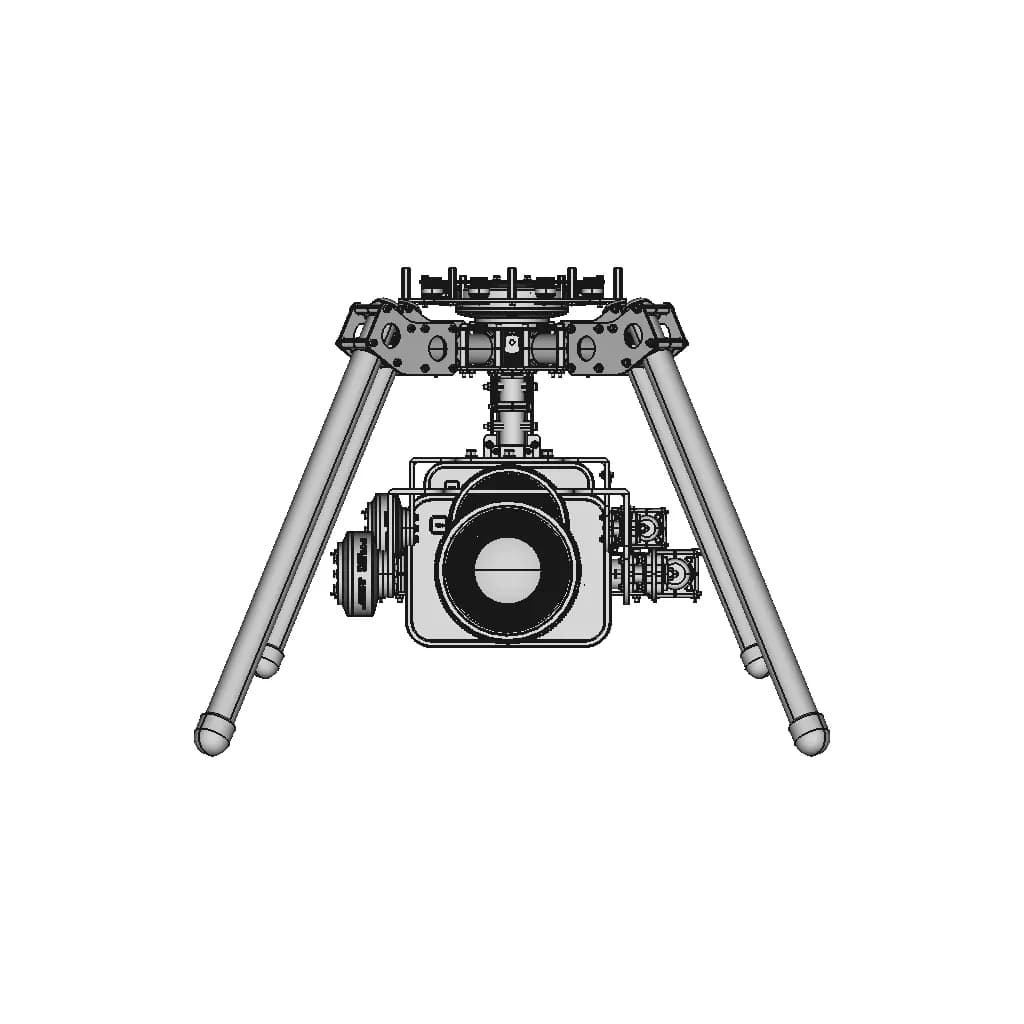 Z8 Drone Octocopter Uav - Downloadable CAD Representation_0_0_degree_snapshot