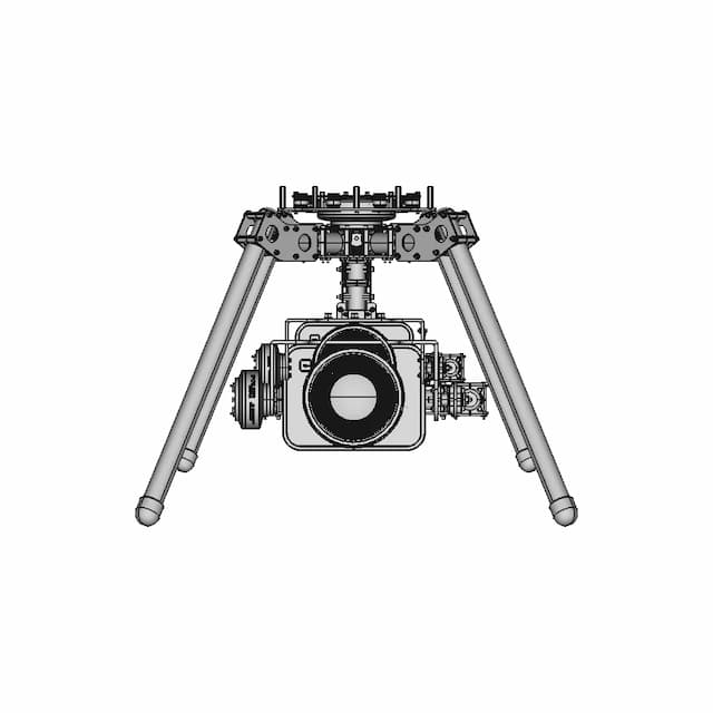 Z8 Drone Octocopter Uav - Downloadable CAD Representation