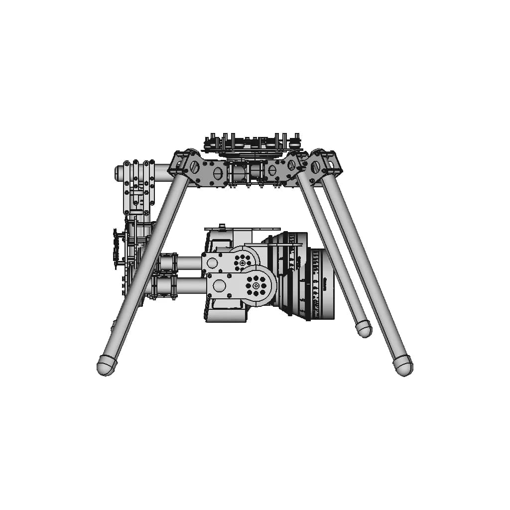 Z8 Drone Octocopter Uav - Downloadable CAD Representation_0_270_degree_snapshot