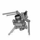 Z8 Drone Octocopter Uav - Downloadable CAD Representation_60_30_degree_snapshot