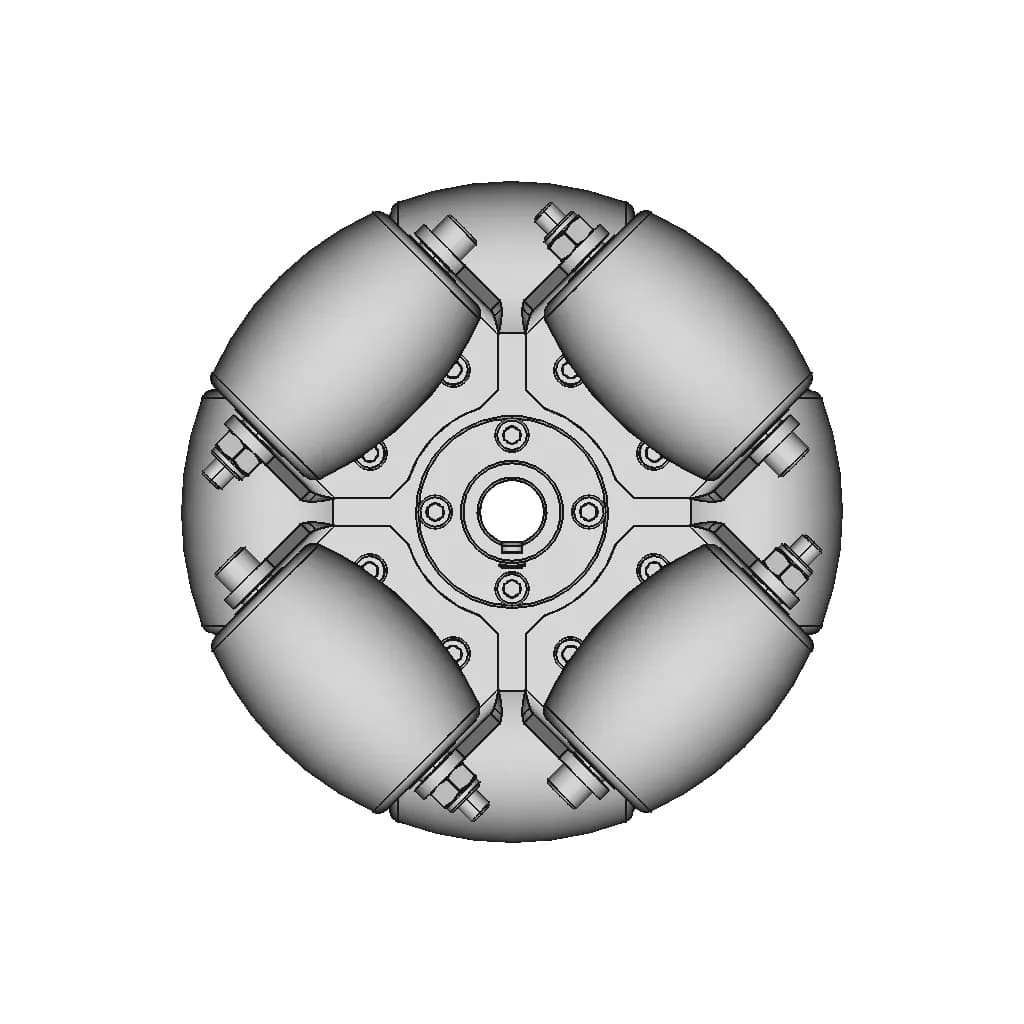Omni Wheel 250Mm - Standard Mechanical Component_270_0_degree_snapshot