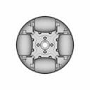 Omni Wheel 250Mm - Standard Mechanical Component_90_0_degree_snapshot
