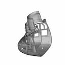3D Printed Chinook Mh - 47 Spec - Ops | High-Quality CAD Model_60_30_degree_snapshot