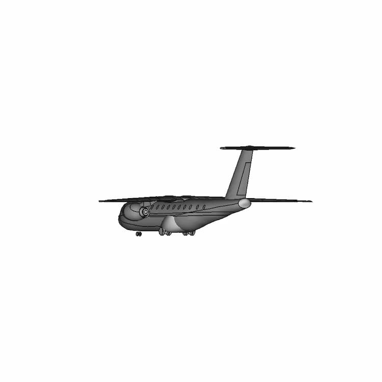 Avd Icl 2023-2024 Plane Cad | High-Quality CAD Model