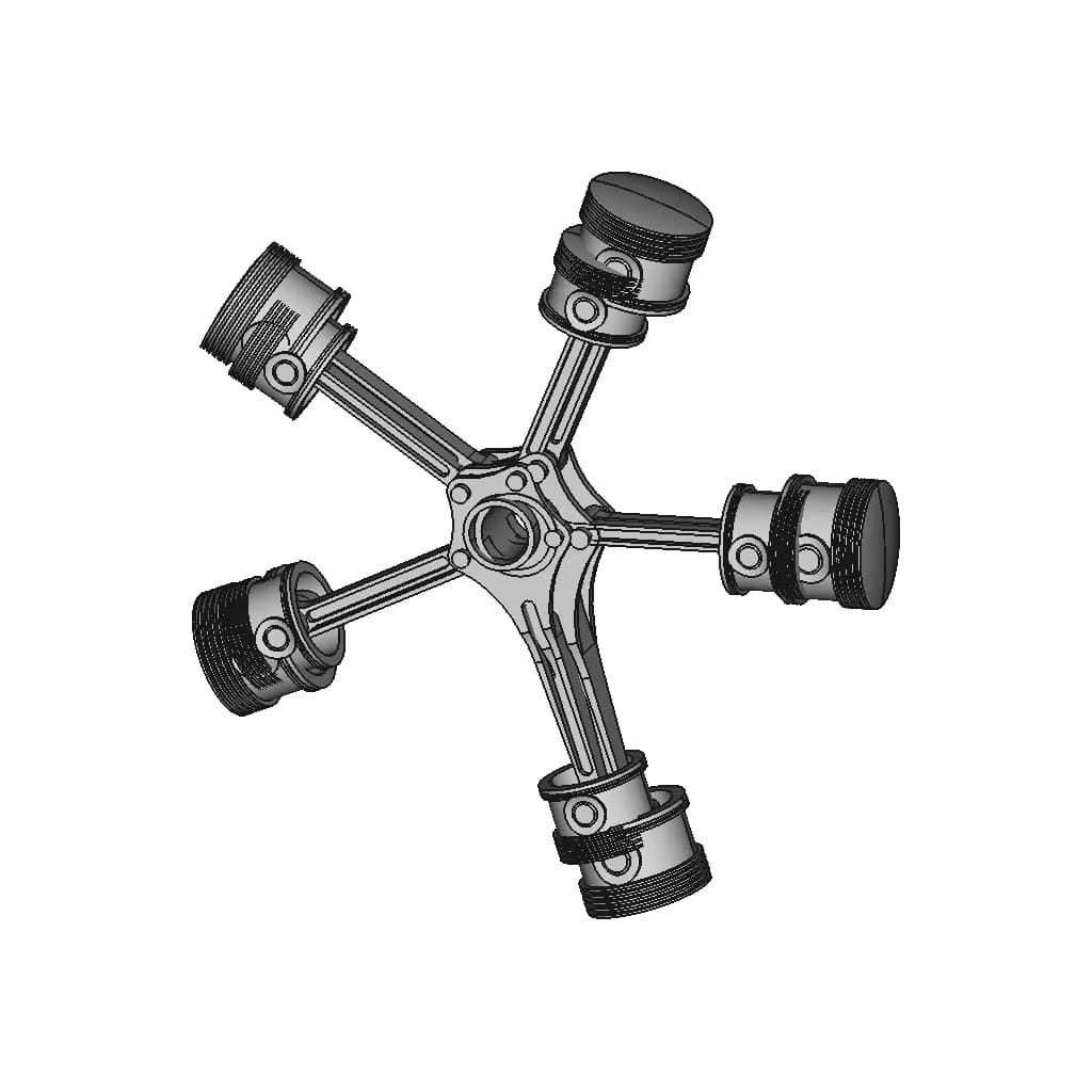 Radial Piston Components Assy | 3D Engineering Design File_60_30_degree_snapshot