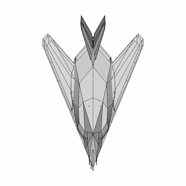 Lockheed Martin F-117 Nighthawk | High-Quality CAD Model