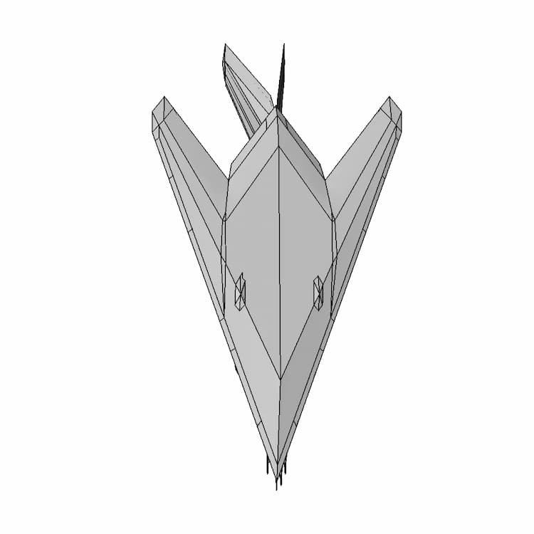 Lockheed Martin F-117 Nighthawk | High-Quality CAD Model