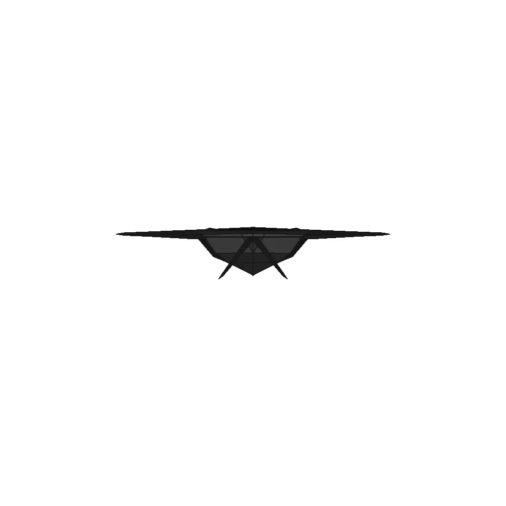 Lockheed Martin F-117 Nighthawk | High-Quality CAD Model_270_0_degree_snapshot