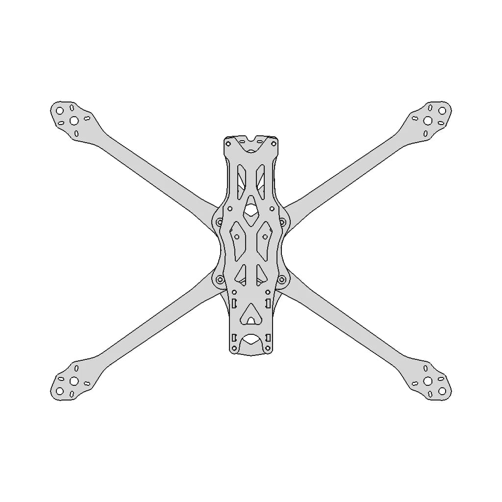 Apex Hd 7 Fpv Frame | 3D Engineering Design File_0_0_degree_snapshot