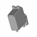 Servo Md31231 With Small Arm - Downloadable CAD Representation_60_30_degree_snapshot