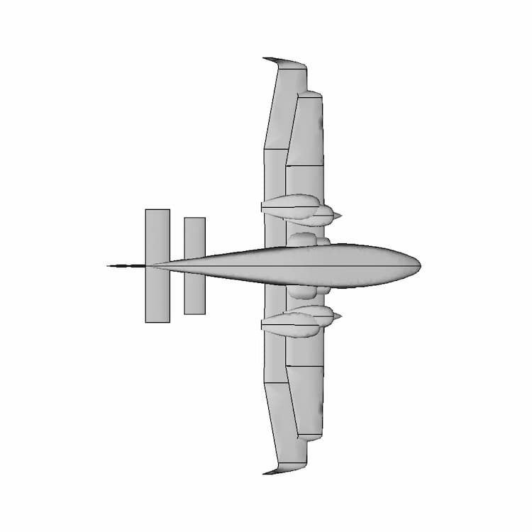 Tecnam P2006 - Downloadable CAD Representation