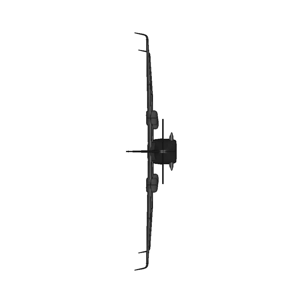 Tecnam P2006 - Downloadable CAD Representation_0_90_degree_snapshot