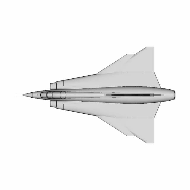 Saab J-35 Draken Wip Surfaces - Standard Mechanical Component