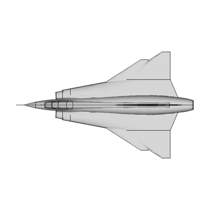 Saab J-35 Draken Wip Surfaces - Standard Mechanical Component