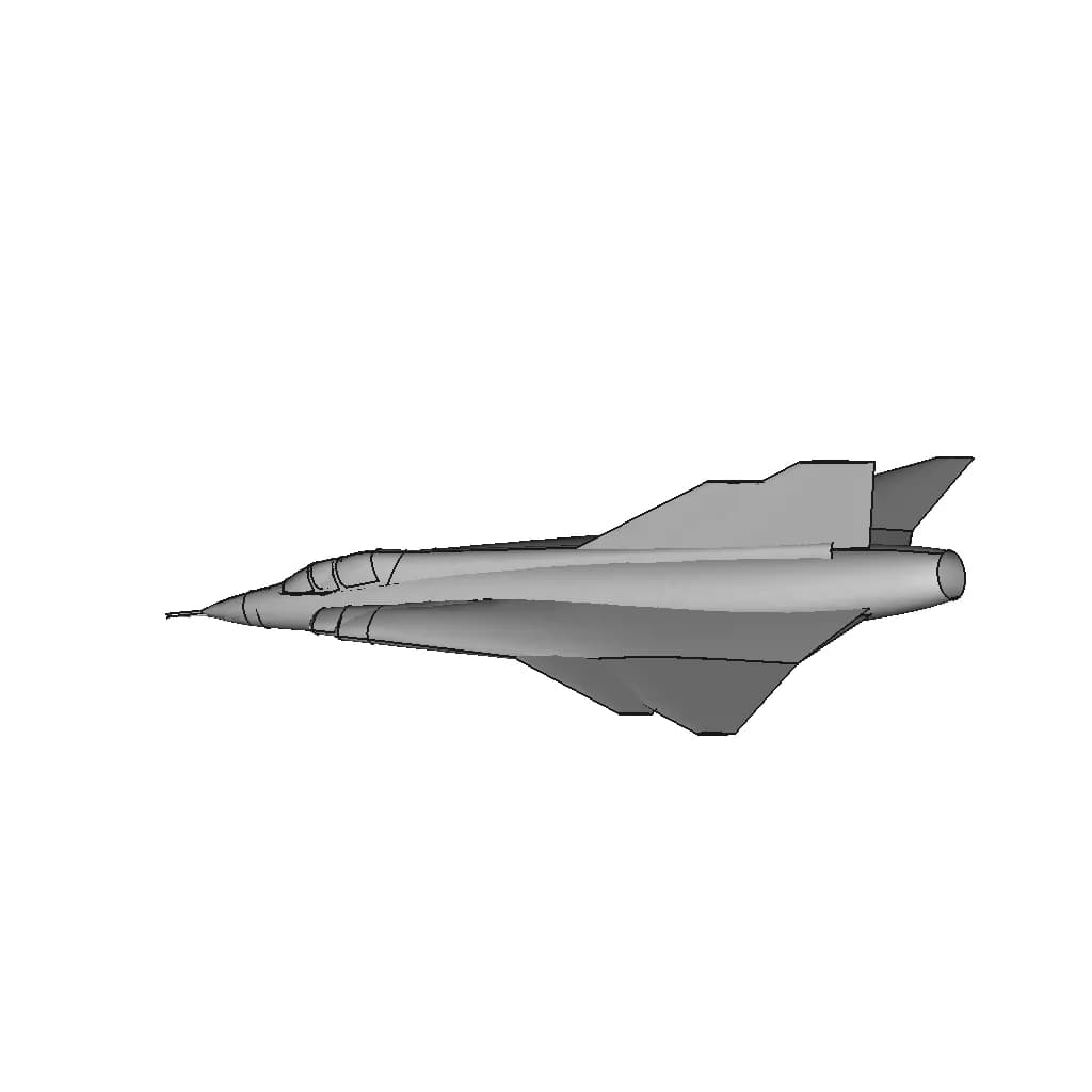 Saab J-35 Draken Wip Surfaces - Standard Mechanical Component_60_30_degree_snapshot