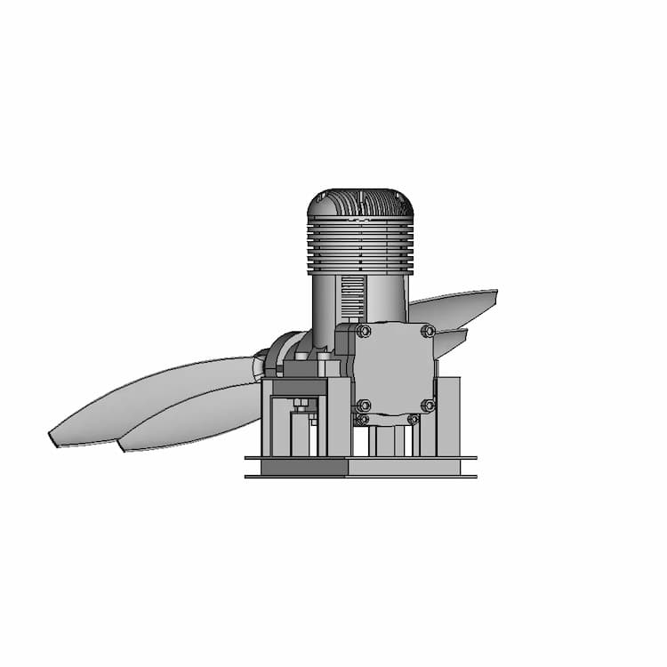 Propeller Engine | High-Quality CAD Model