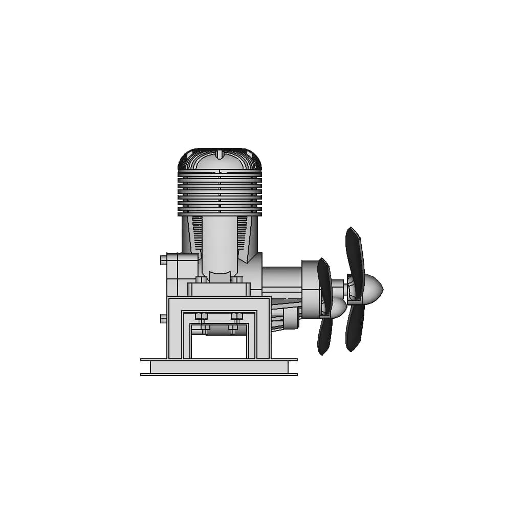 Propeller Engine | High-Quality CAD Model_0_270_degree_snapshot