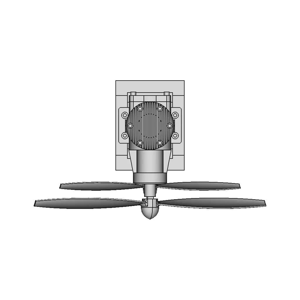 Propeller Engine | High-Quality CAD Model_270_0_degree_snapshot