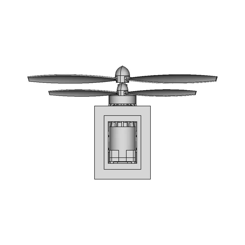 Propeller Engine | High-Quality CAD Model_90_0_degree_snapshot