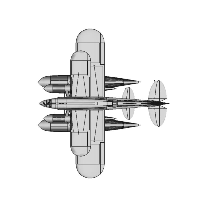 Electric Macchi Mc-72 | 3D Engineering Design File