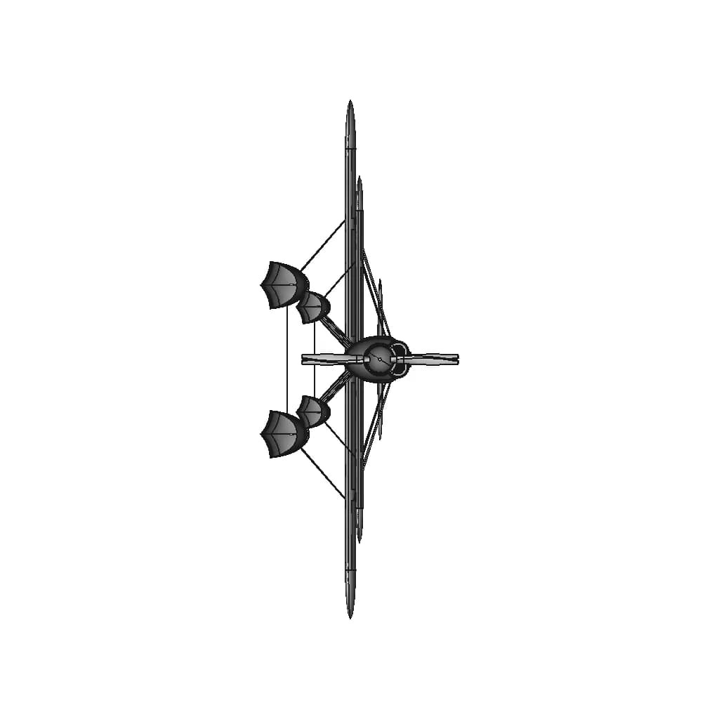 Electric Macchi Mc-72 | 3D Engineering Design File_0_270_degree_snapshot