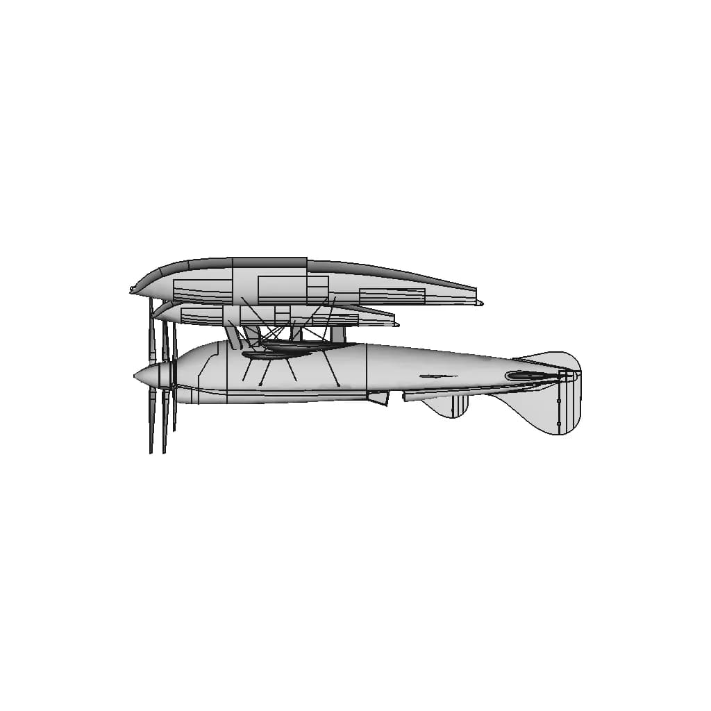 Electric Macchi Mc-72 | 3D Engineering Design File_270_0_degree_snapshot