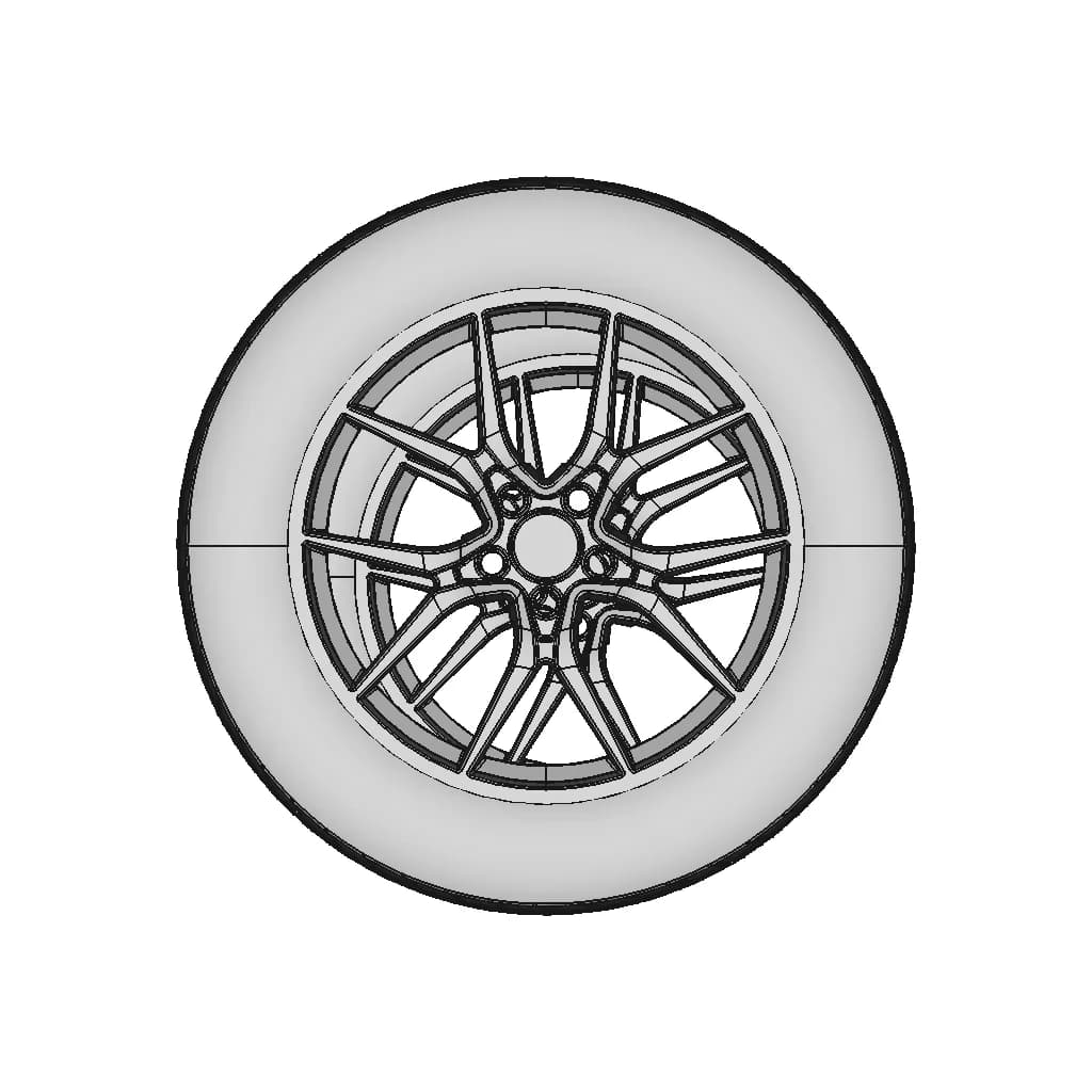 Wheel Model - Downloadable CAD Representation_90_0_degree_snapshot