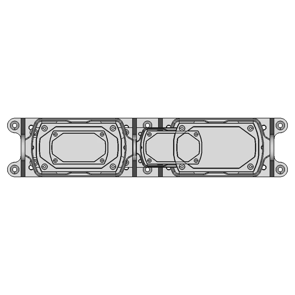 Diamond 42 Airplane Landing Light Holder - Standard Mechanical Component_0_0_degree_snapshot