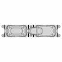Diamond 42 Airplane Landing Light Holder - Standard Mechanical Component_0_0_degree_snapshot