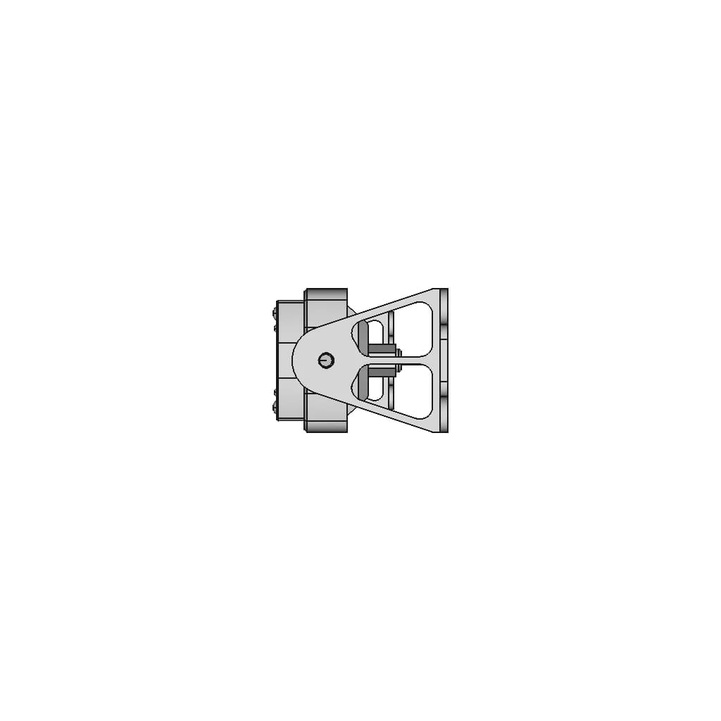 Diamond 42 Airplane Landing Light Holder - Standard Mechanical Component_0_90_degree_snapshot