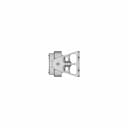 Diamond 42 Airplane Landing Light Holder - Standard Mechanical Component_0_90_degree_snapshot