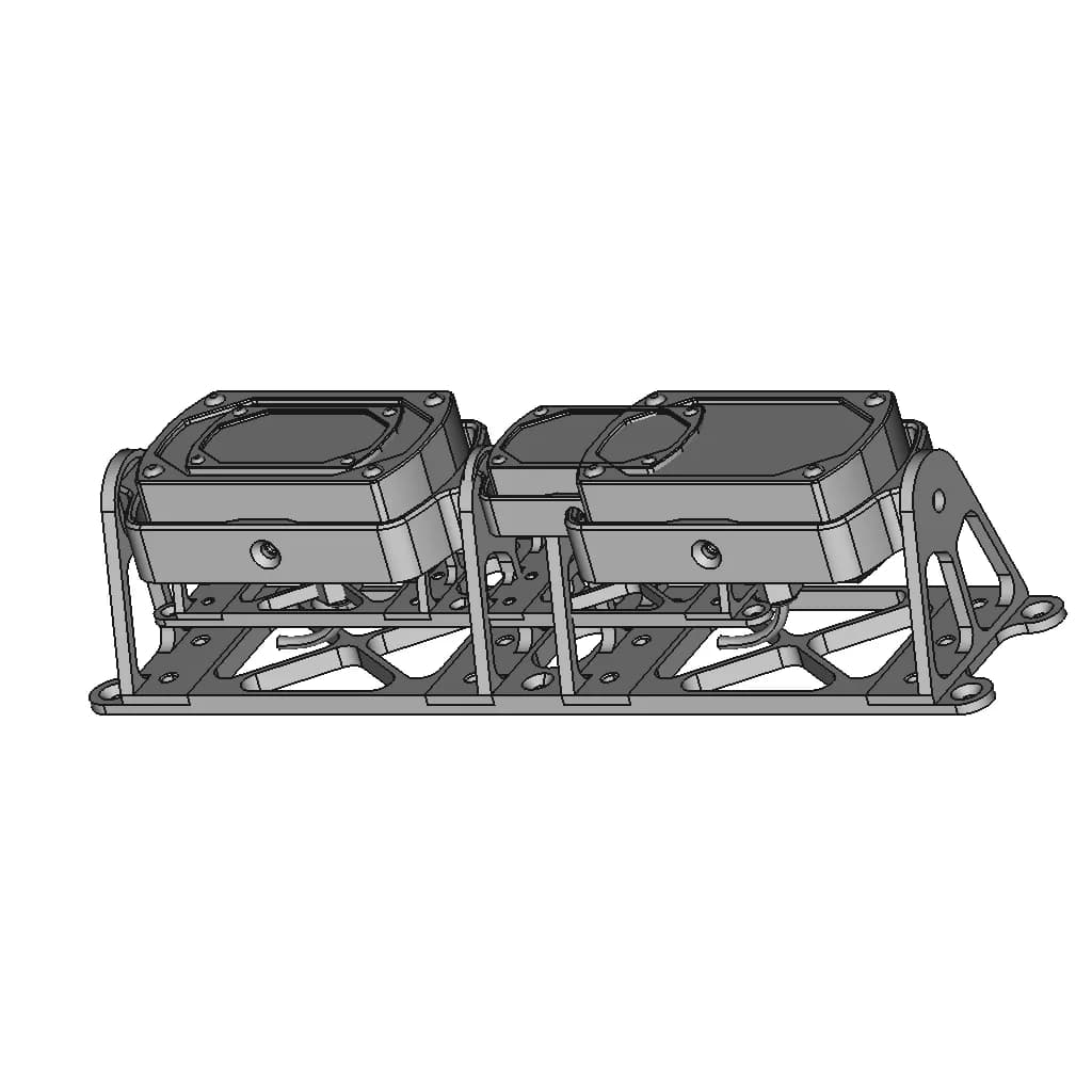 Diamond 42 Airplane Landing Light Holder - Standard Mechanical Component_60_30_degree_snapshot