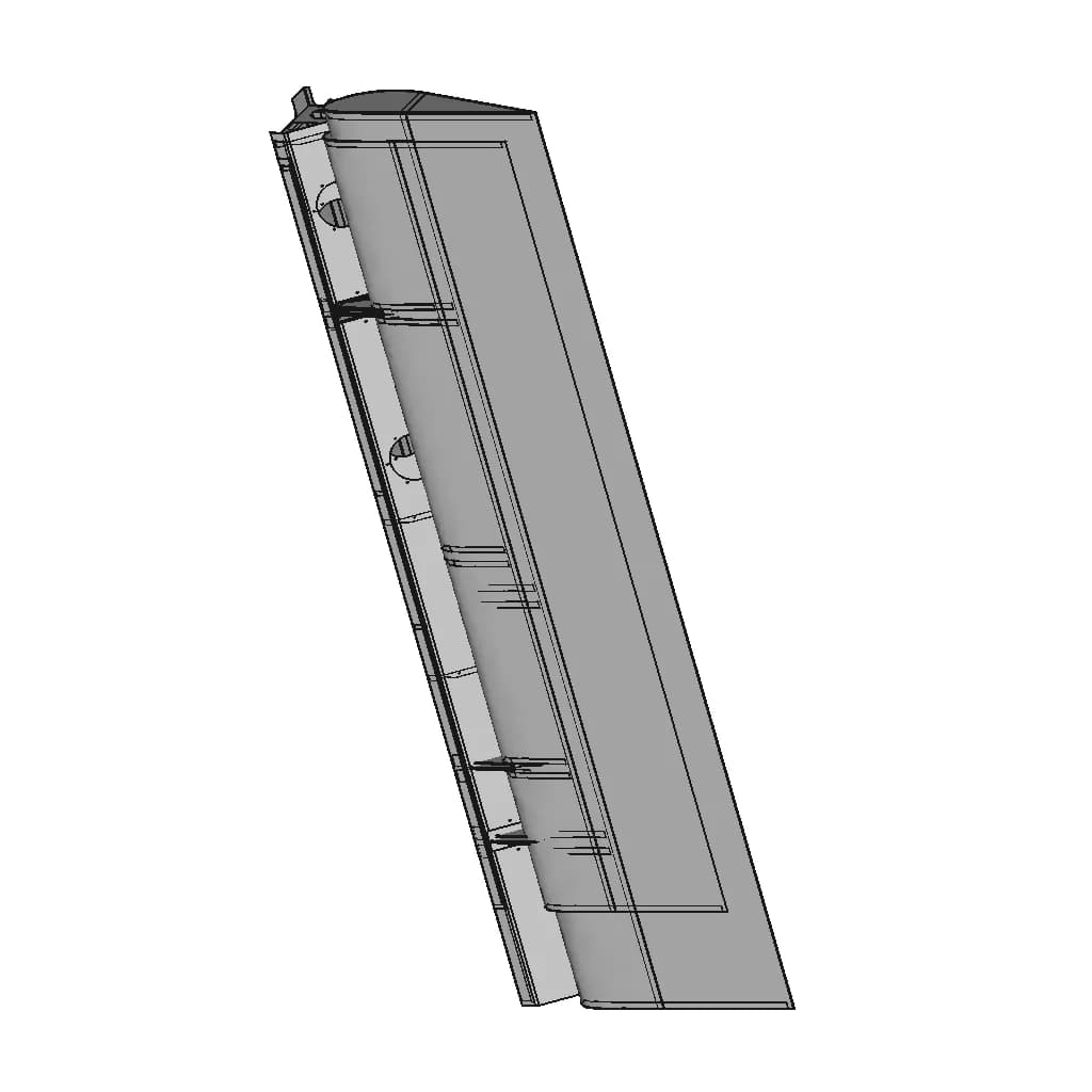 Flap Section Cessna 172 - Downloadable CAD Representation_60_30_degree_snapshot