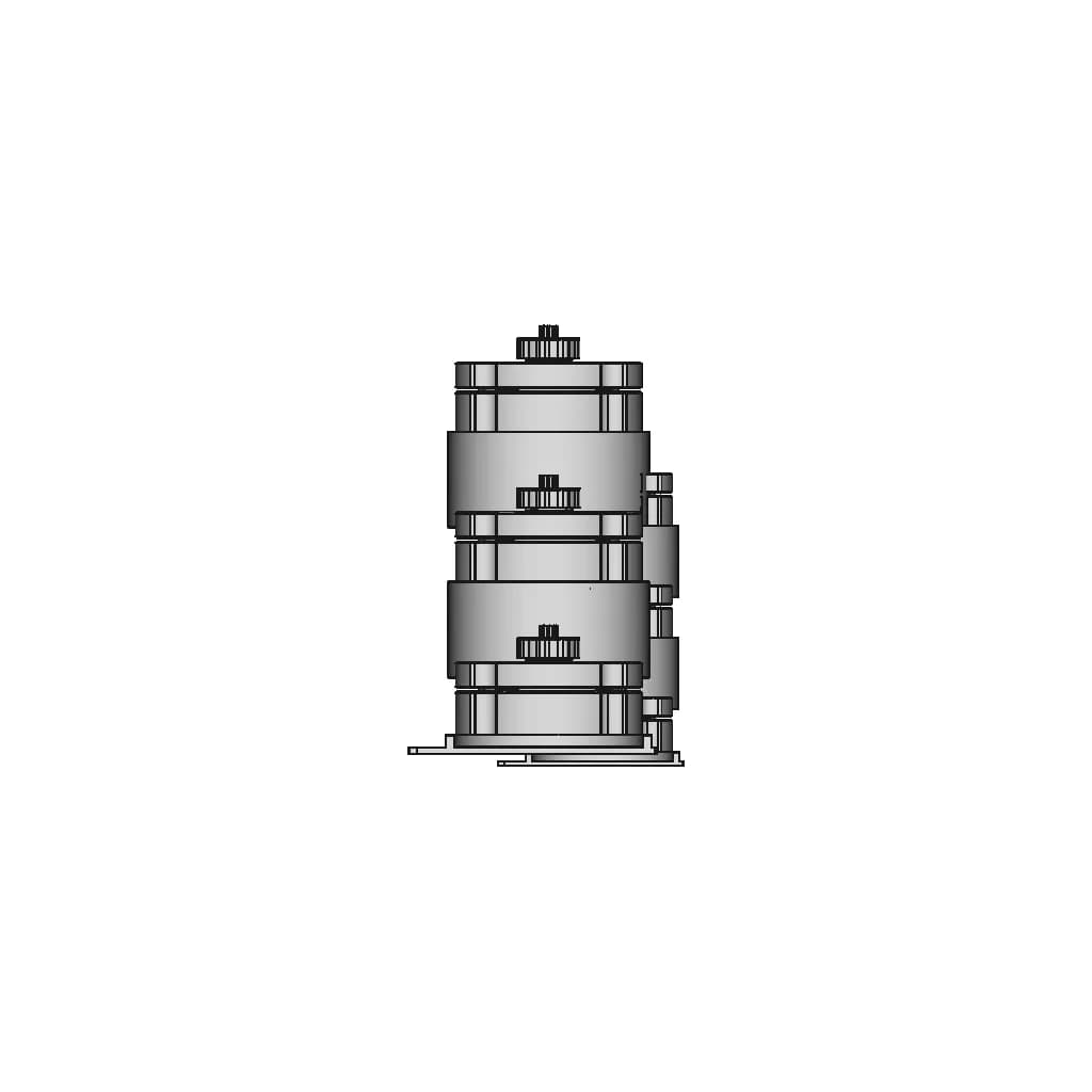 Efficient Hemispherical Bioreactor 3D Printable, Reusable, Modular, Optimized For Uniform Culture Growth And Gas Exchange For Nasa Challenge "3D Printable Bioreactor For Deep Space Food Production" | High-Quality CAD Model_0_90_degree_snapshot