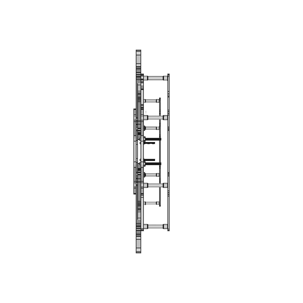 Lx7 Folding 7In Fpv Frame - Downloadable CAD Representation_0_270_degree_snapshot