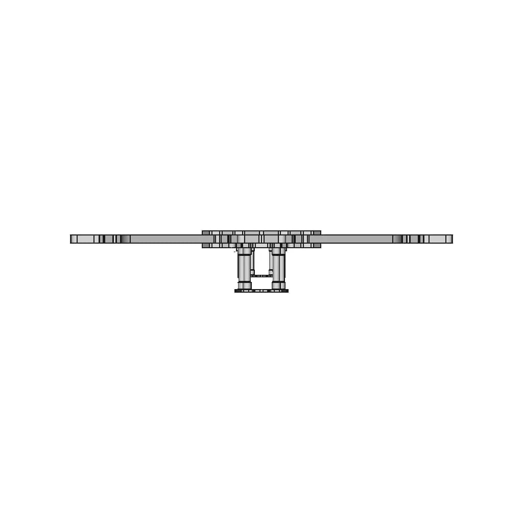 Lx7 Folding 7In Fpv Frame - Downloadable CAD Representation_270_0_degree_snapshot