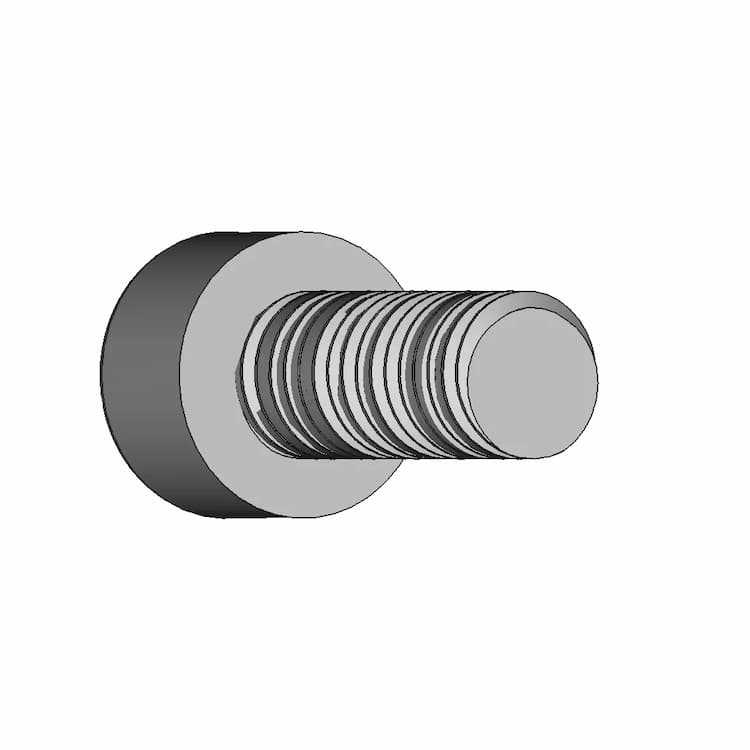 M3 X 6 To 15Mm Hex Socket Cap Screw - Downloadable CAD Representation