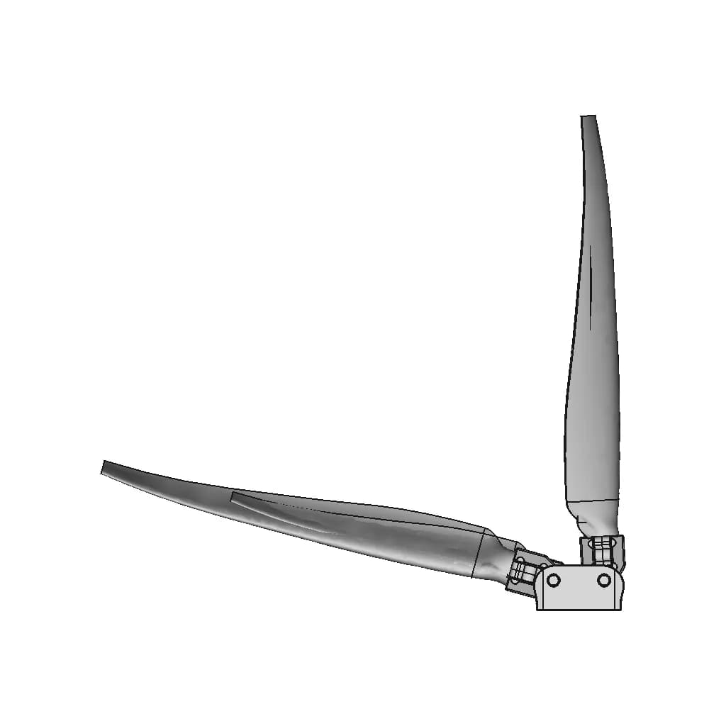 Prop For Millennium Hang Glider | High-Quality CAD Model_0_270_degree_snapshot